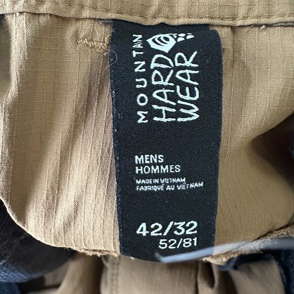 Mountain Hardwear Ripstop Pant Men’s 42 X 32 Brown Nylon Stretch Pockets Outdoor - Picture 5 of 11